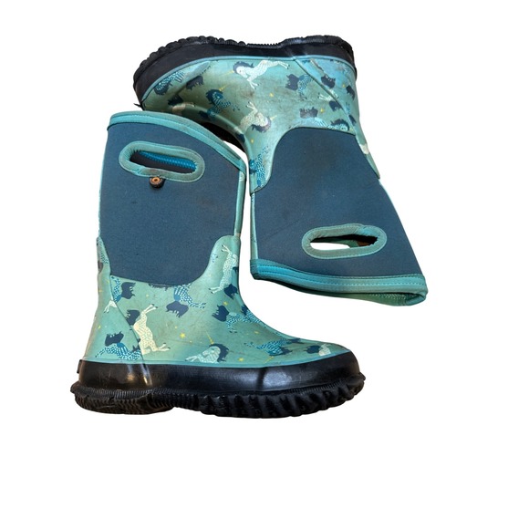 Bogs Other - Bogs Kids Unicorn Print Waterproof Insulated Boots -30° Winter Rain Snow Size 12